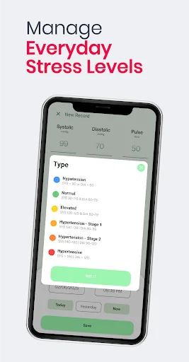 Blood Pressure App: BP Logger – Controle sua Pressão Arterial - Screenshot 4