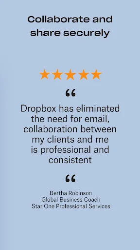 Dropbox: Armazenamento em Nuvem Seguro e Sincronização Ágil - Screenshot 4