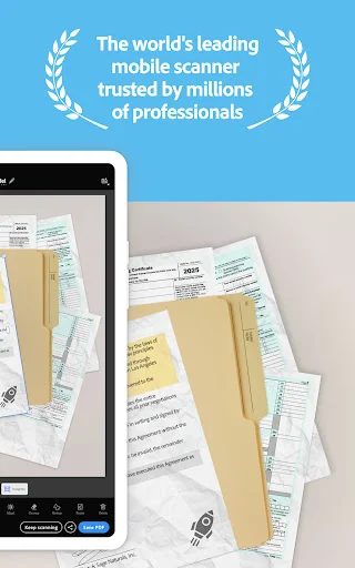 Adobe Scan: Escaneie Documentos e Crie PDFs com OCR Grátis - Screenshot 10