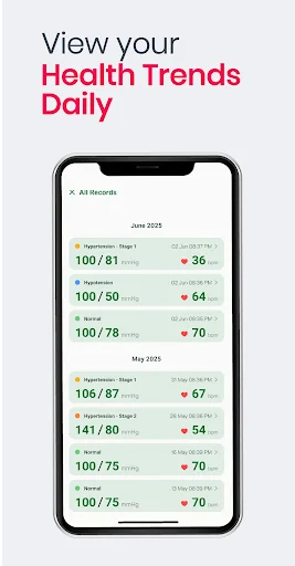 Blood Pressure App: BP Logger – Controle sua Pressão Arterial - Screenshot 13