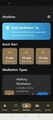 Buddha Vandana: Meditação, Orações e Ensinamentos Budistas - Screenshot 8