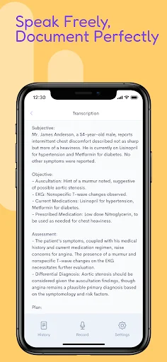 Assistant Dr. – Medical Scribe: Transcrição Médica por IA - Screenshot 4