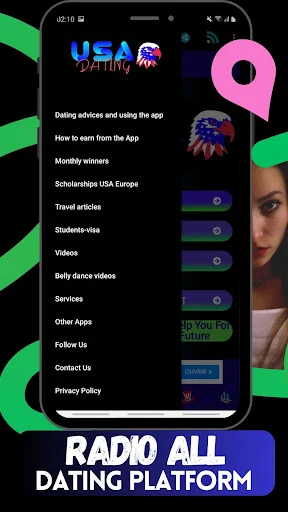 Baixar USA Dating – Conecte-se com Pessoas nos EUA e França - Screenshot 22
