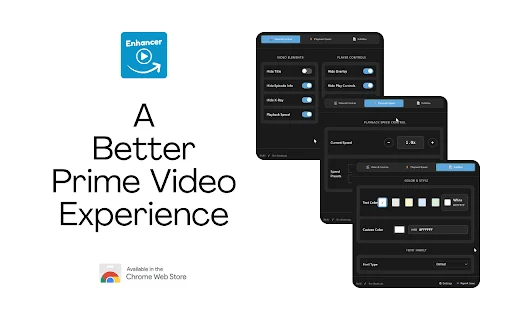 Prime Video Enhancer: Personalize e Melhore seu Streaming - Screenshot 1