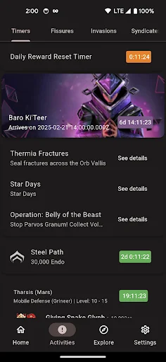 Cephalon Navis: O Melhor Hub para Warframe – Baixe Agora - Screenshot 2