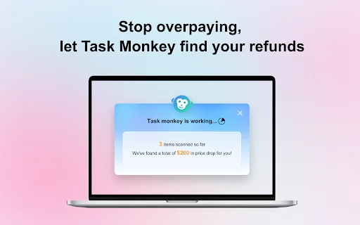 Task Monkey: Obtenha Reembolsos da Amazon Automaticamente - Screenshot 2