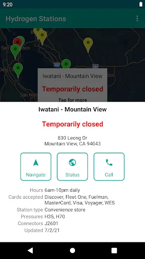 Baixar Hydrogen Stations USA – Encontre Postos de Hidrogênio Agora - Screenshot 6