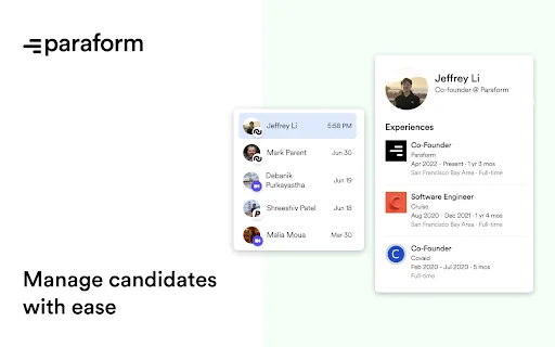 Paraform: Simplifique seu Recrutamento e Ganhe Recompensas - Screenshot 1