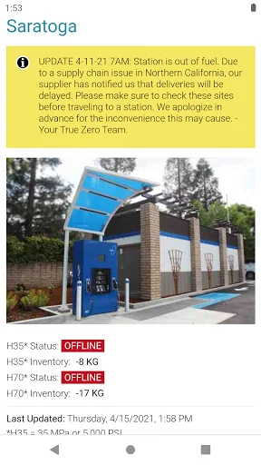 Baixar Hydrogen Stations USA – Encontre Postos de Hidrogênio Agora - Screenshot 4