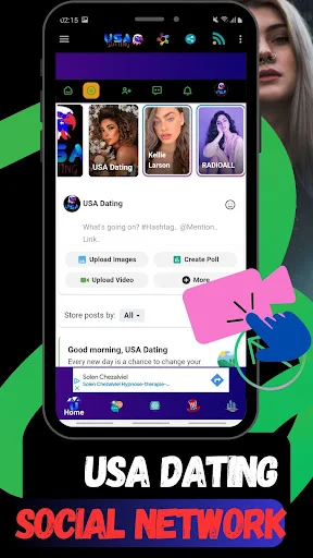 Baixar USA Dating – Conecte-se com Pessoas nos EUA e França - Screenshot 18