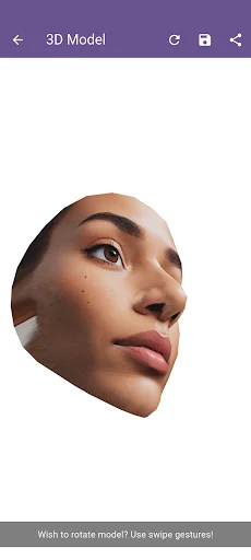 Baixar 3D Face Model Maker – Crie Modelos 3D do Seu Rosto Grátis - Screenshot 3