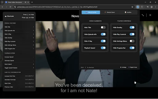 Prime Video Enhancer: Personalize e Melhore seu Streaming - Screenshot 4
