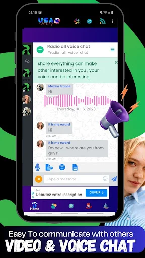 Baixar USA Dating – Conecte-se com Pessoas nos EUA e França - Screenshot 23