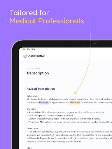 Assistant Dr. – Medical Scribe: Transcrição Médica por IA - Screenshot 19
