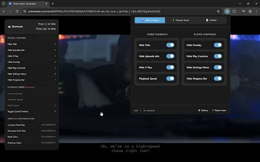 Prime Video Enhancer: Personalize e Melhore seu Streaming - Screenshot 5