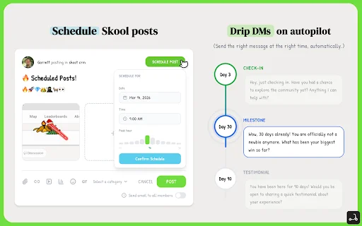 Skoot CRM: Automatize sua Comunidade Skool e Aumente sua Receita - Screenshot 2