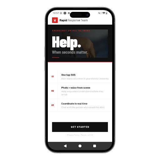 Download Rapid Response: Alertas SOS para Proteção Animal Grátis - Screenshot 1