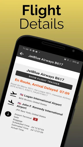 Baixar Fukuoka Airport Flight Info – Informações de Voo em Tempo Real - Screenshot 4