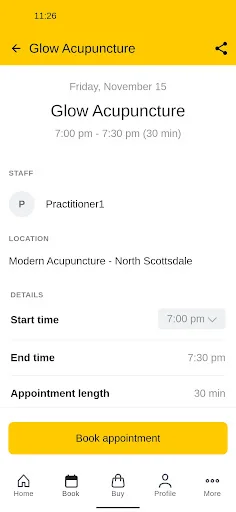 Baixar Modern Acupuncture USA – Agende suas Sessões Facilmente - Screenshot 3