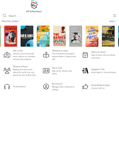 Baixe o DC Public Library: Acesso Fácil a Livros e Recursos - Screenshot 11