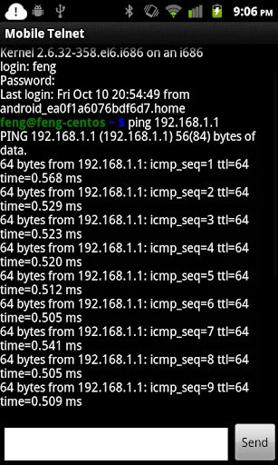 Mobile Telnet: Conectividade Remota Prática para Android - Screenshot 2