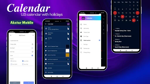 Baixe o US Calendar 2026: Calendário Completo com Feriados - Screenshot 1