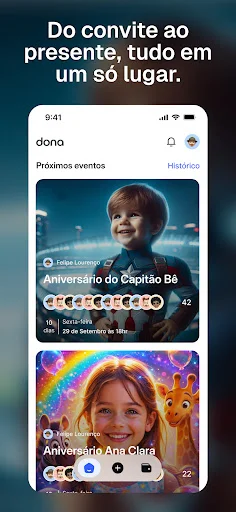 Baixe o Dona: Organize Eventos de Forma Simples e Eficiente - Screenshot 3