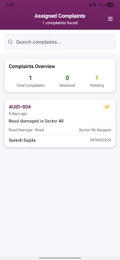 Download MCG HARYANA: Monitoramento Sanitário em Tempo Real - Screenshot 7