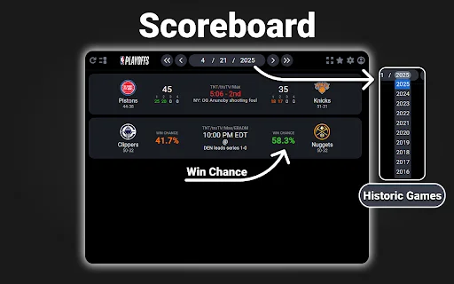 NBA Scoreboard: Resultados e Estatísticas ao Vivo – Download Grátis - Screenshot 1