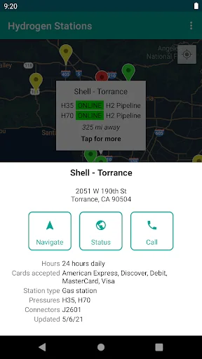 Baixar Hydrogen Stations USA – Encontre Postos de Hidrogênio Agora - Screenshot 3