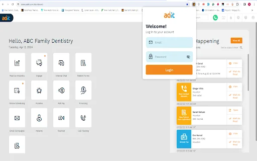 Adit for Chrome: Gestão Odontológica Completa e Eficiente - Screenshot 1