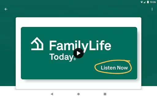 FamilyLife: Podcasts e Devocionais Cristãos para a Família - Screenshot 6