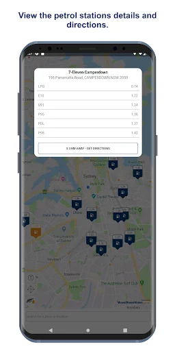 Baixar Vroom Fuel Price Compare – Economize Combustível na Austrália - Screenshot 2