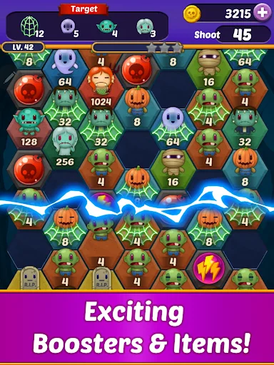 Download Shoot The Monster – Jogo de Puzzle 2048 Grátis - Screenshot 6
