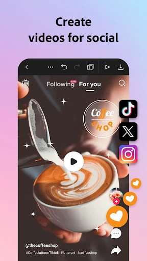 Adobe Express: Edição de Fotos e Vídeos AI – Baixe Agora Grátis - Screenshot 4