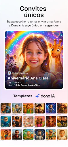 Baixe o Dona: Organize Eventos de Forma Simples e Eficiente - Screenshot 2