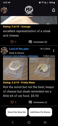 Download Mean Pies – Encontre as Melhores Tortas Perto de Você - Screenshot 1
