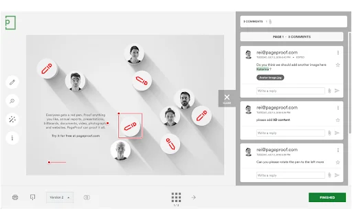 PageProof: Otimize Sua Revisão e Aprovação de Projetos Criativos - Screenshot 1