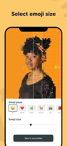Emoji Photo Mosaic: Transforme suas Fotos em Arte com Emojis - Screenshot 3