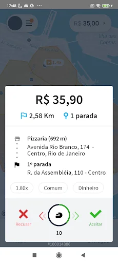Baixar Canguru Conecte – Entregador: Rápido e Seguro para Mototaxistas - Screenshot 3