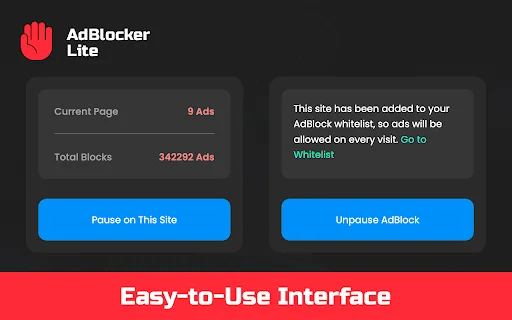 AdBlock Lite: Bloqueador de Anúncios Grátis para Chrome - Screenshot 3
