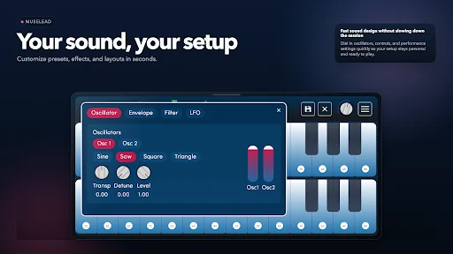 MuseLead Synthesizer: O Melhor Sintetizador MPE para Android - Screenshot 16