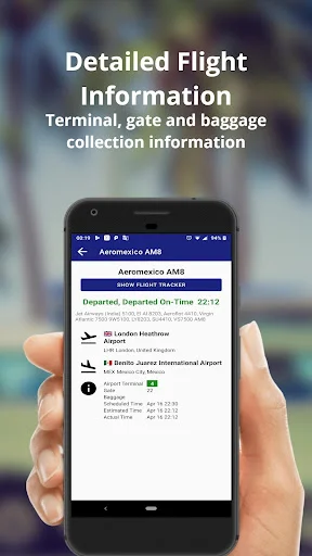 Detroit Metro Airport Flights: Informações de Voo em Tempo Real - Screenshot 3