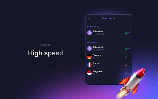 Pipster VPN: Navegação Segura, Rápida e Ilimitada no Chrome - Screenshot 3