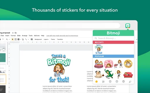 Bitmoji Extensão: Crie e Use seu Avatar no Navegador – Grátis - Screenshot 2