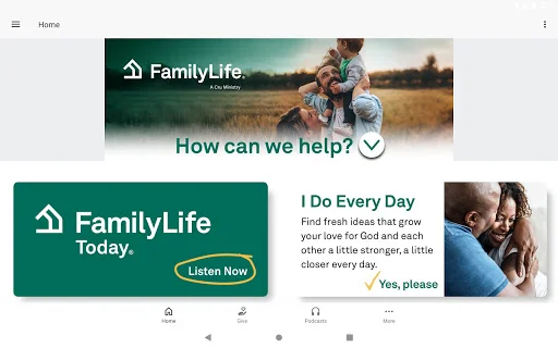 FamilyLife: Podcasts e Devocionais Cristãos para a Família - Screenshot 7